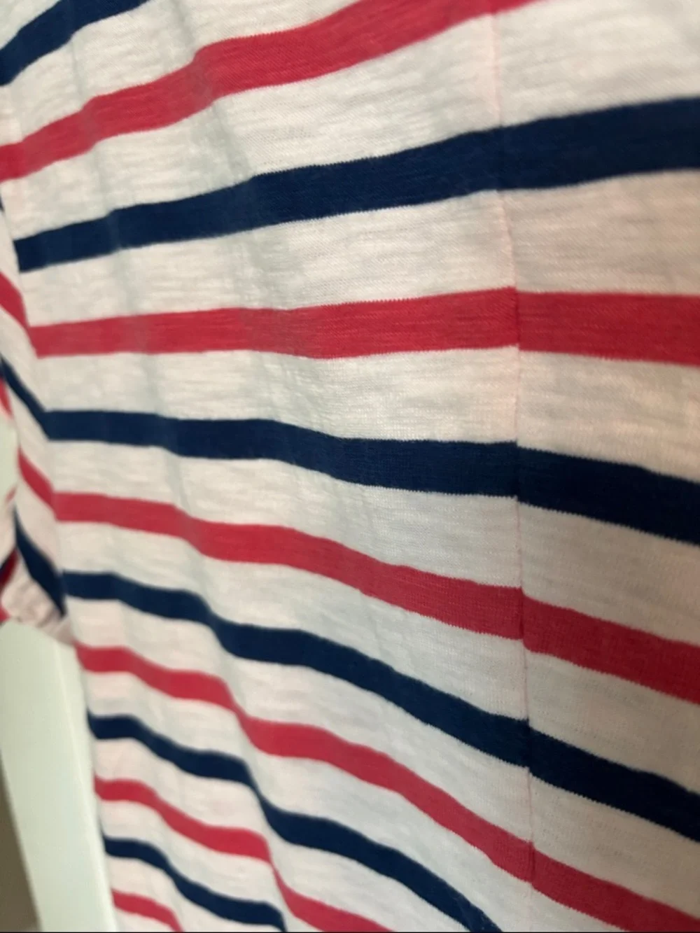 GAP women’s Short Sleeve Striped Knit Dress - Pink, Navy & White - Picture 6 of 7